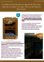 Communiqué - Agenda de l'été - 2026