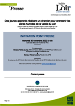 Communiqué "Chantier Natura 2000 avec un CFA" - Novembre 2022
