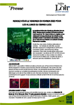 Communiqué "Les Allumés du Grand-Lucé" - Février 2022