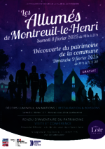 Flyer Les Allumés de Montreuil-le-Henri et restitution de l'inventaire du patrimoine