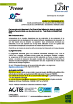 Communiqué "LAUREAT DU PROGRAMME ACTEE" - Avril 2021