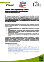 Communiqué "Lavernat, Village à énergie positive" - Mai 2019
