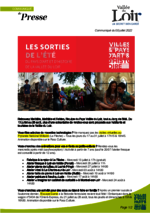 Communiqué "Les sorties de l'été avec le Pays d'art et d'histoire" - Juillet 2022