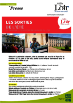 Communiqué "Les sorties de l'été avec le Pays d'art et d'histoire" - Juillet 2021