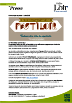 Communiqué FestiLoir 2020